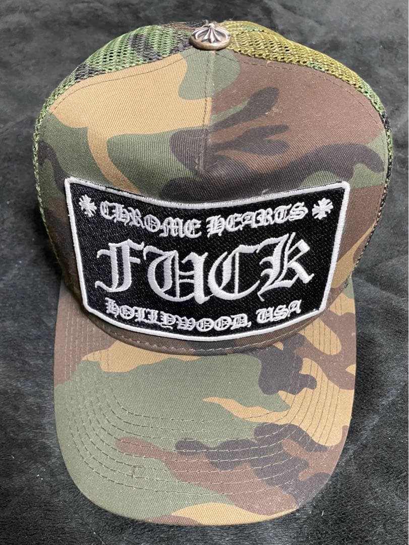 【美品】Chrome Hearts トラッカーキャップ　迷彩