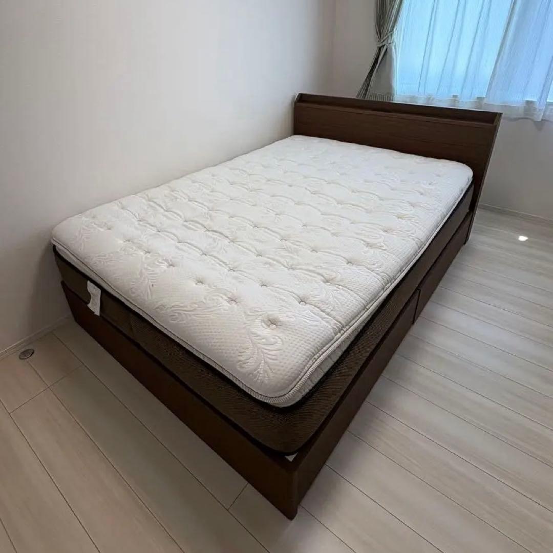 ニトリ　ダブルベッドフレーム