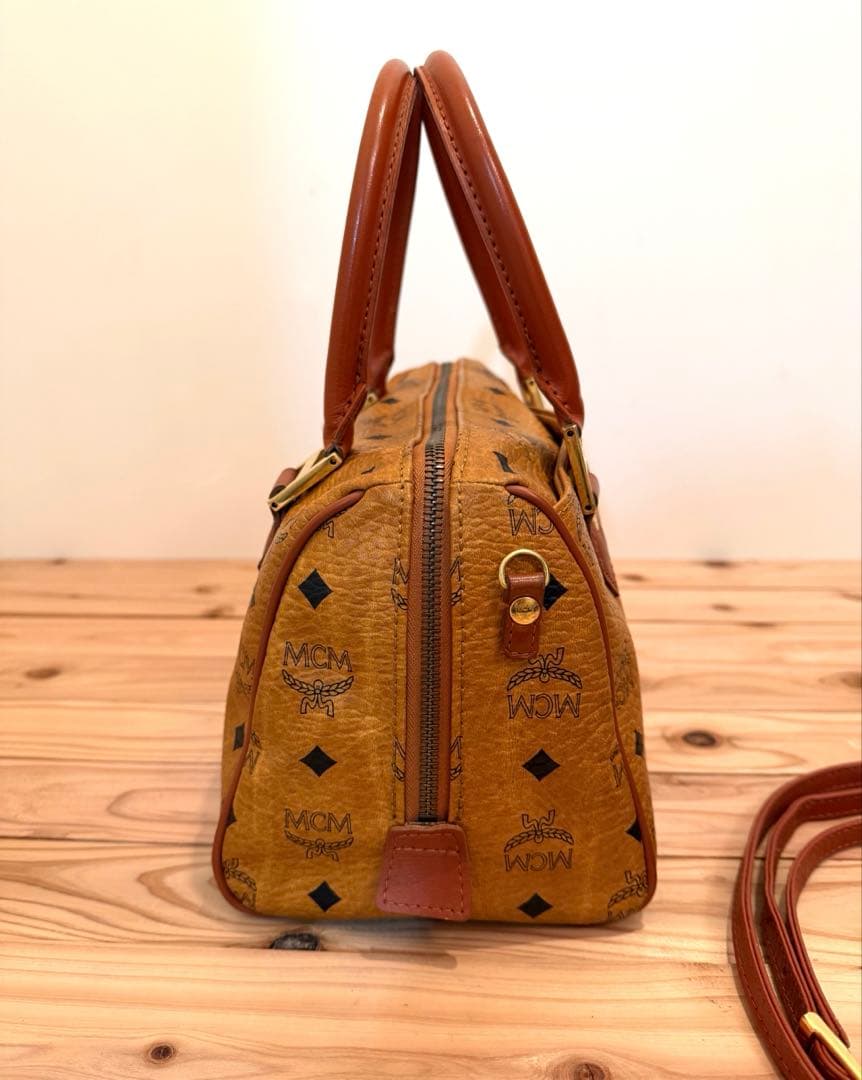 美品 ■ MCM エムシーエム ハンドバッグ2way 総柄 ショルダーバッグ