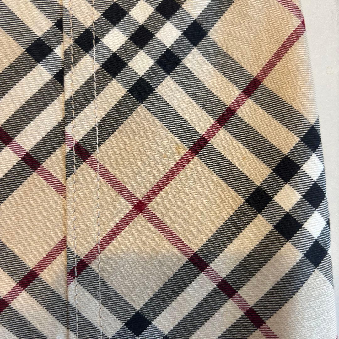 バーバリーブルーレーベル ノバチェック プリーツ ジャンパースカート 38