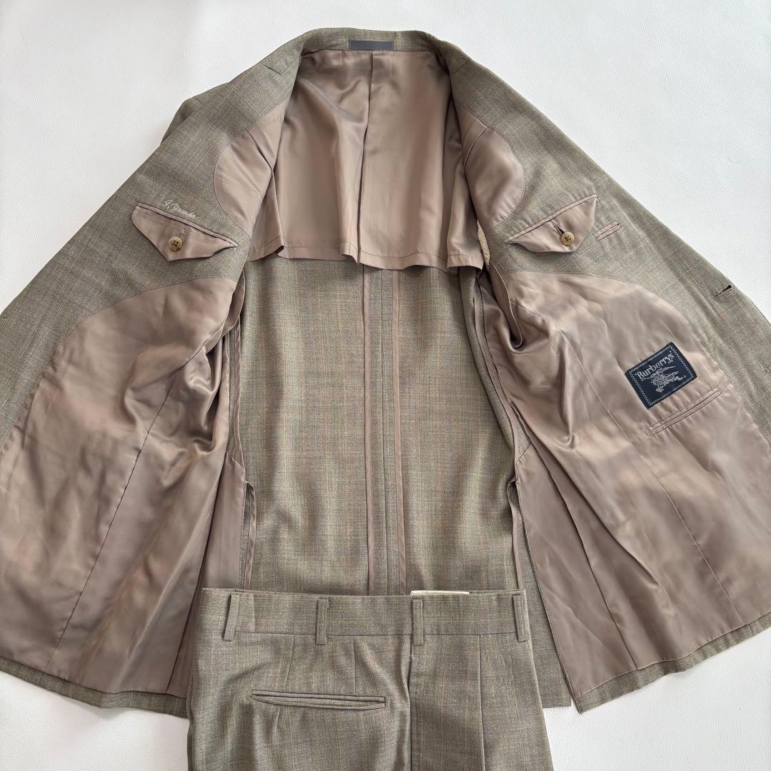 90s ヴィンテージ バーバリー スーツ セットアップ Lサイズ チェック柄