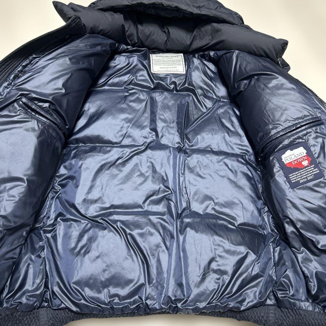 美品　西川ダウン　ホワイトダックダウン90% M nano universe