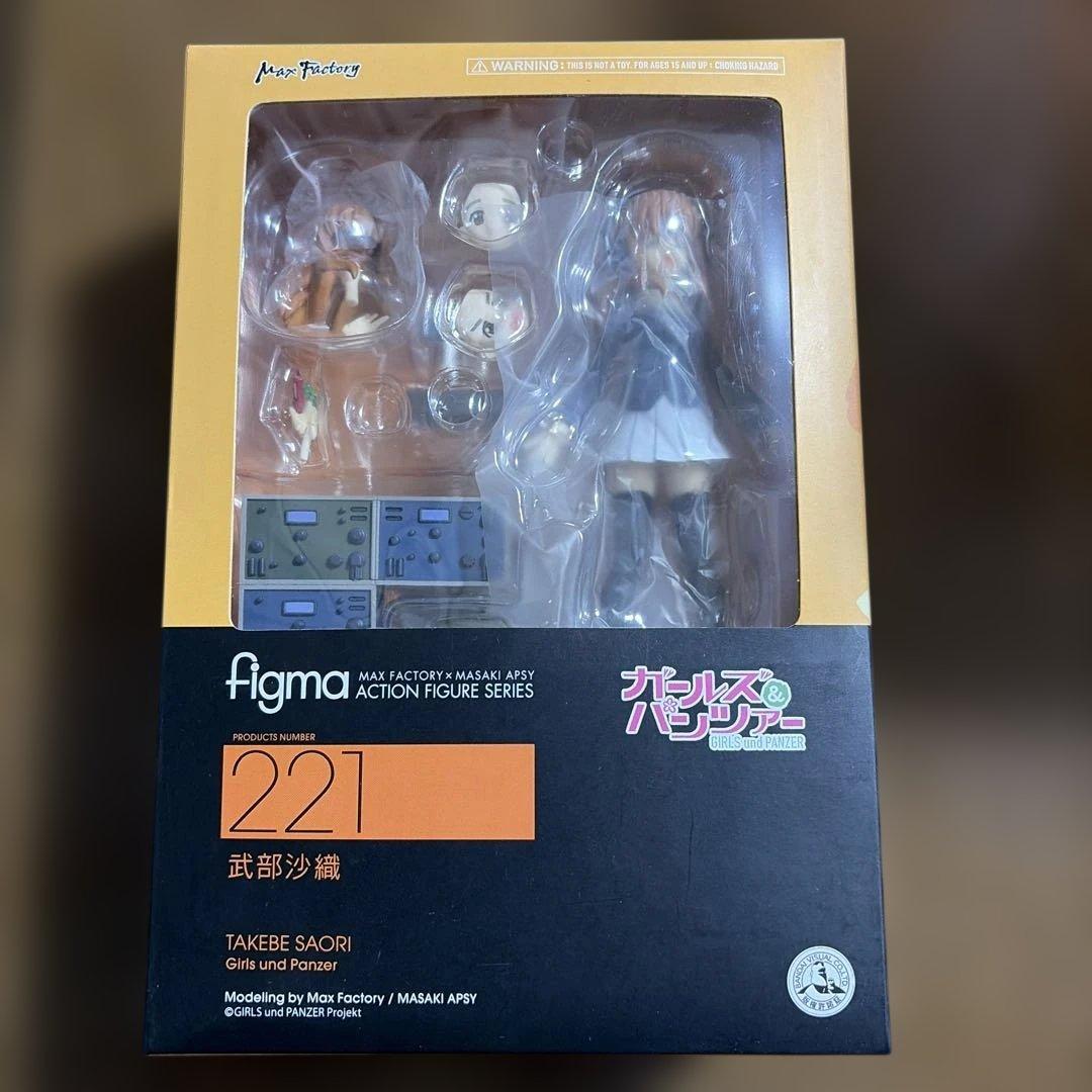 【中古・日焼け】figma ガルパン　西住みほ＆武部沙織＆五十鈴華＆冷泉麻子