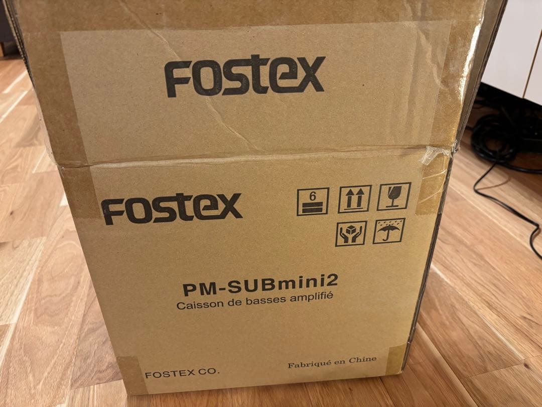 【極美品】FOSTEX PM-SUBmini2 アクティブサブウーファー