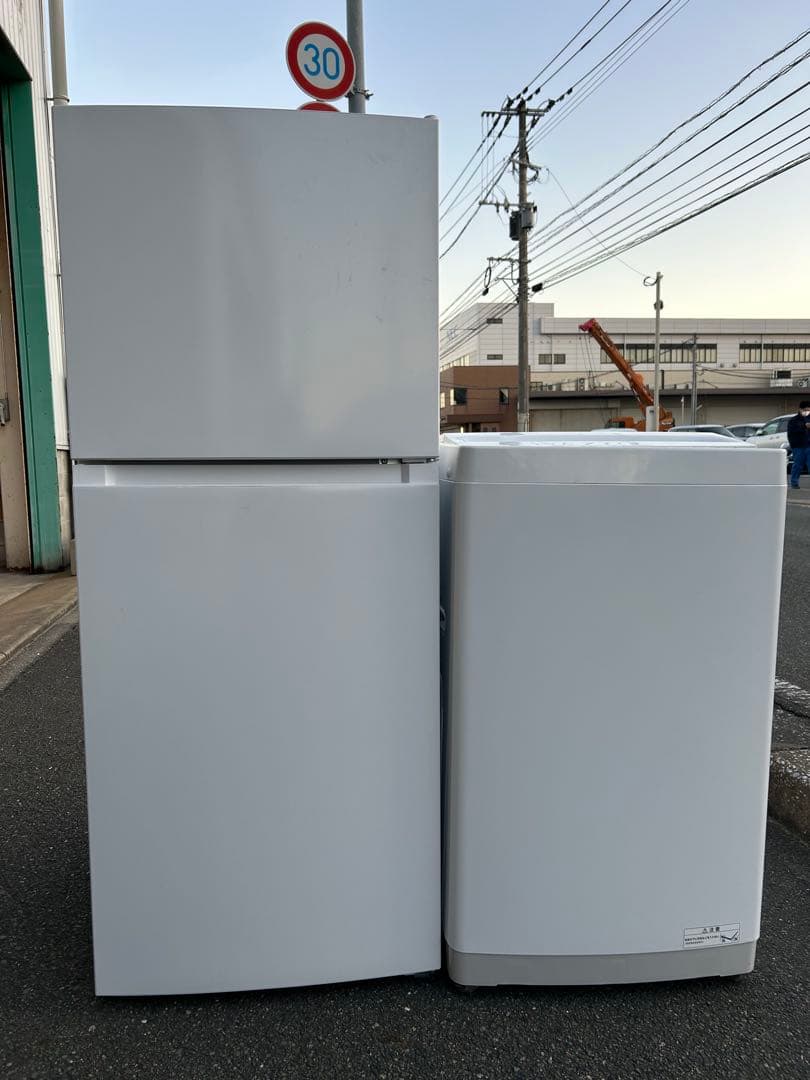福岡市配送設置無料　181L大きめ冷蔵庫、洗濯機セット