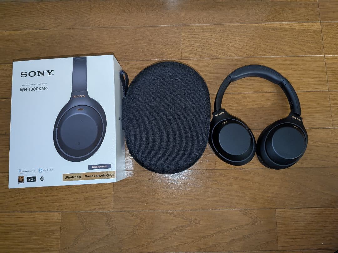 SONY WH-1000XM4 ワイヤレスヘッドホン Midnight Blue