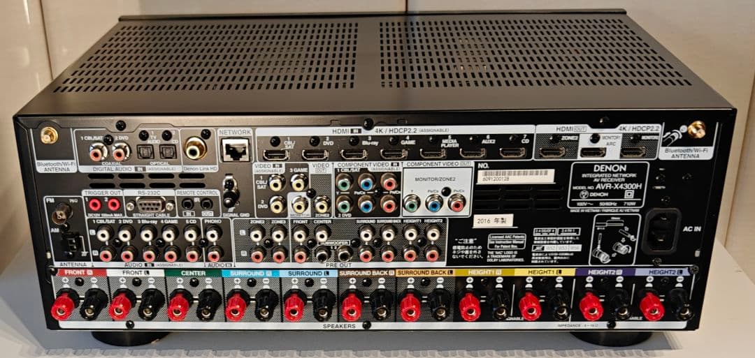 【動作OK】DENON AVR-X4300H 9.2ch AVレシーバー