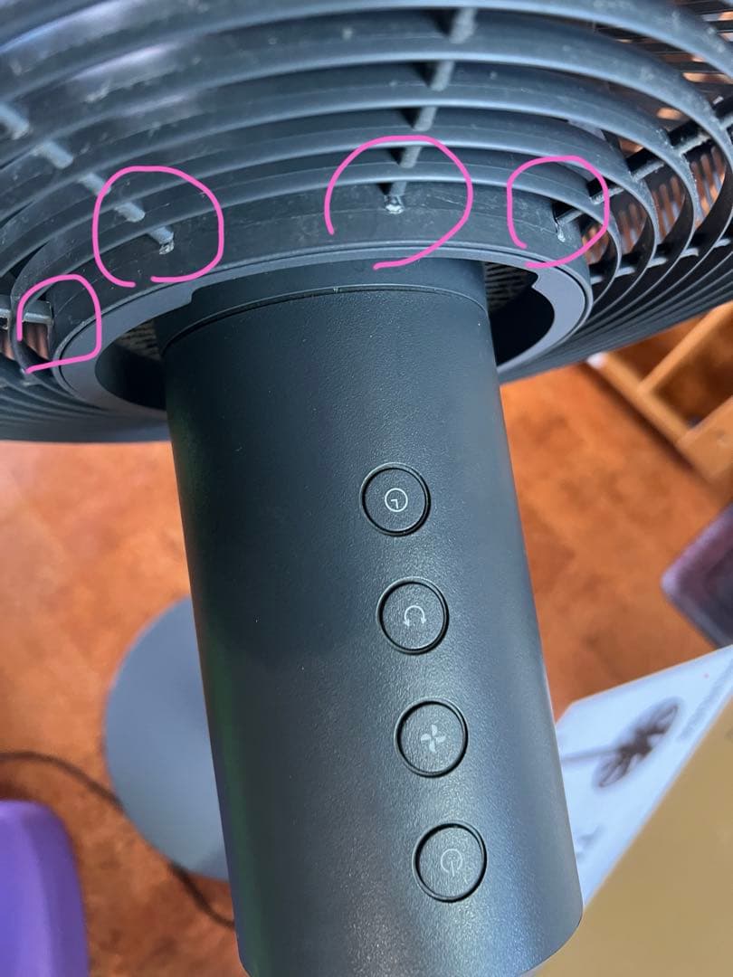 【BALMUDA】The GreenFan 扇風機 ブラック