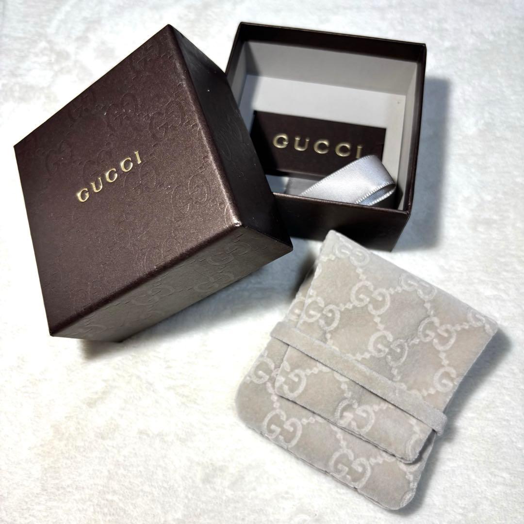 美品　GUCCI グッチ カフス インターロッキングG シルバー ビジネス