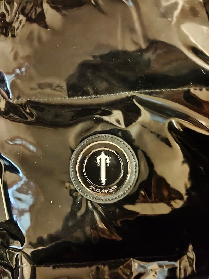 値下げ考える君 TRAPSTAR ブラックダウンジャケット Sサイズ