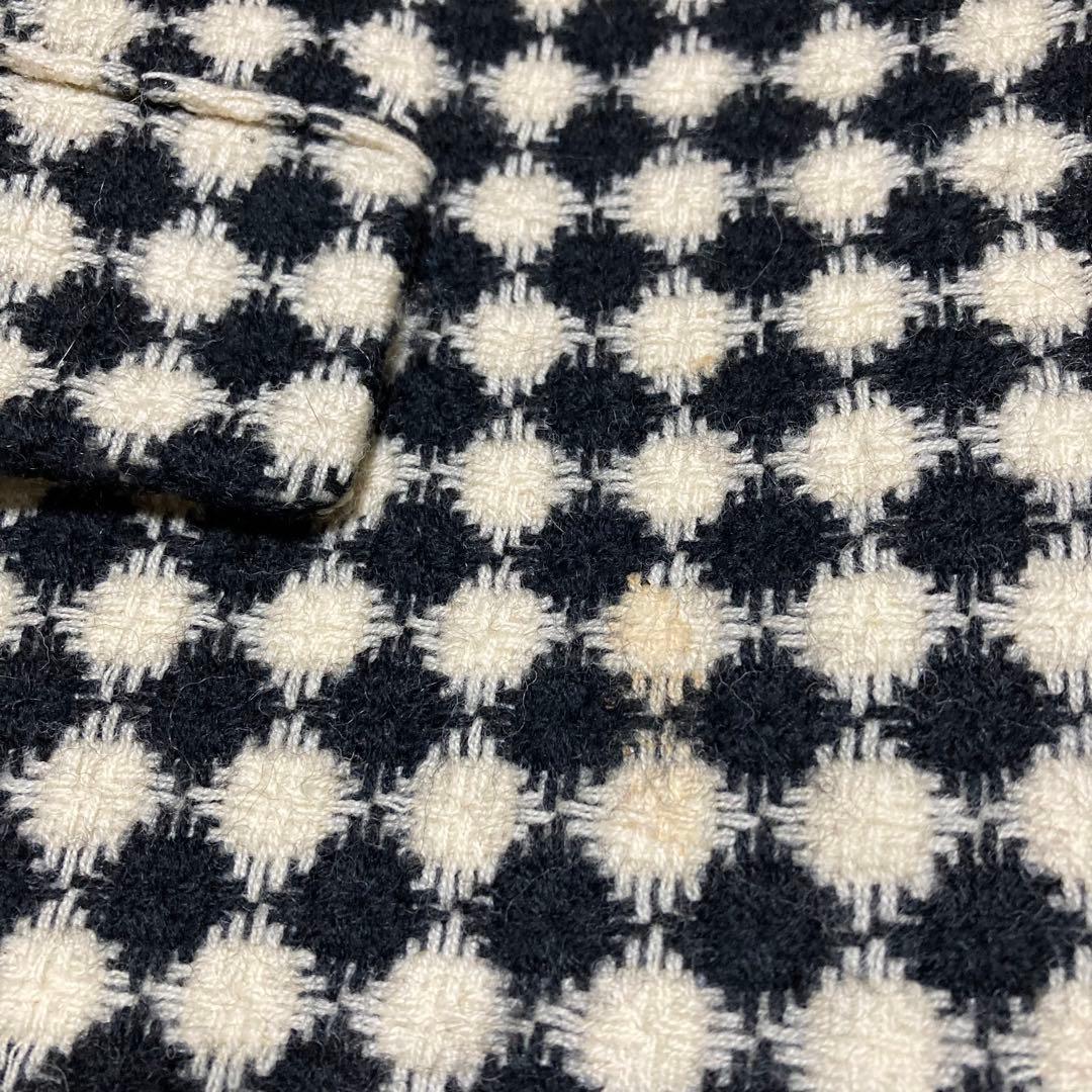 フェンディ　FENDI （USA10） ウールテーラードジャケット　ひし形柄