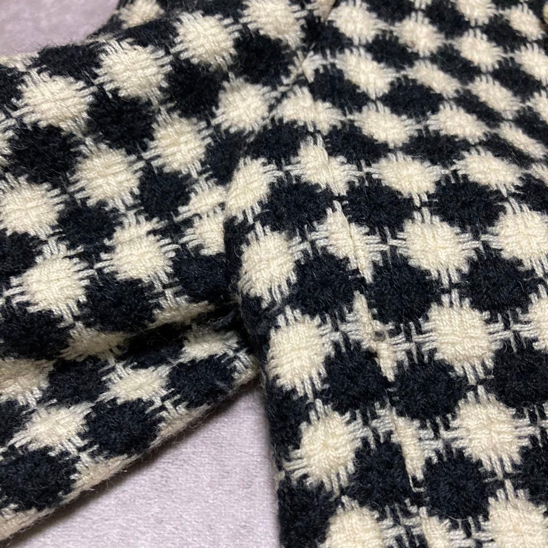 フェンディ　FENDI （USA10） ウールテーラードジャケット　ひし形柄