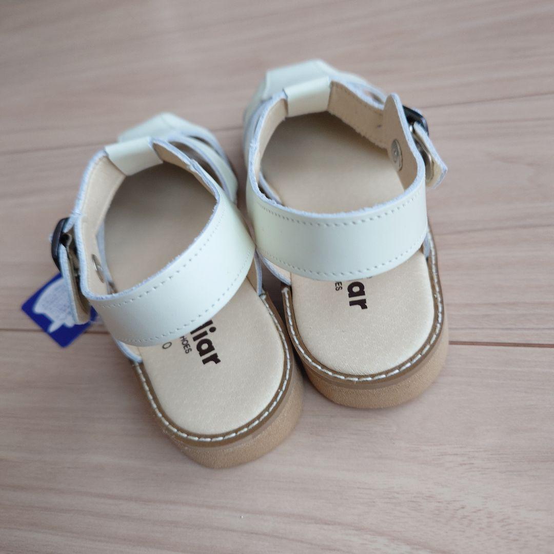 familiar　サンダル18cm ホワイト