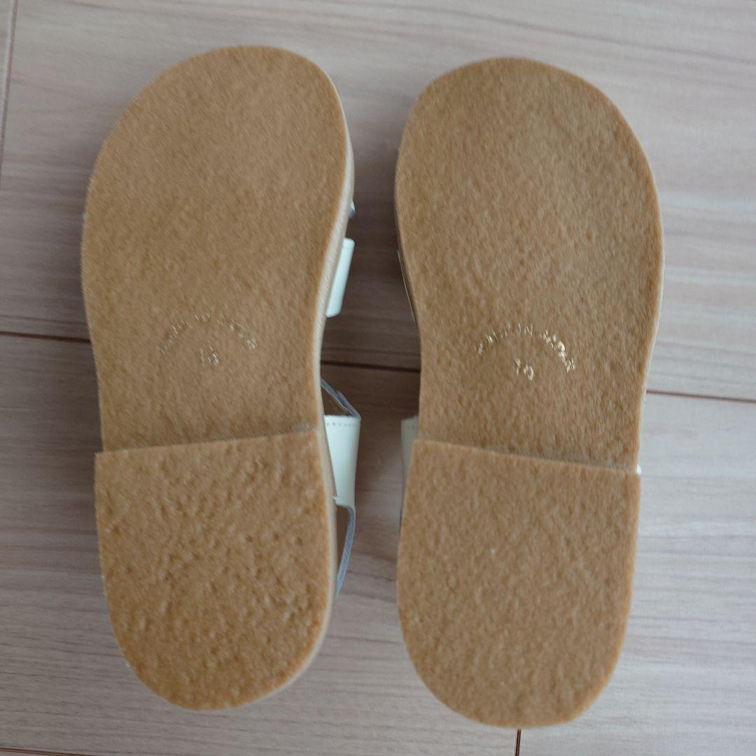 familiar　サンダル18cm ホワイト