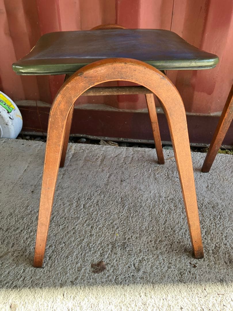 ヴィンテージ　秋田木工　剣持勇　スタッキングスツール