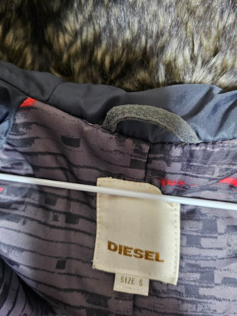 DIESEL グレー モッズコート Sサイズ