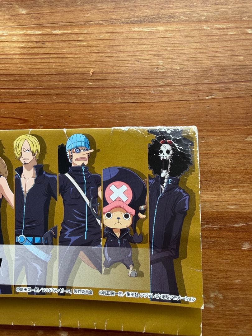 ONE PIECE FILM GOLD 金箔　カード　非売品
