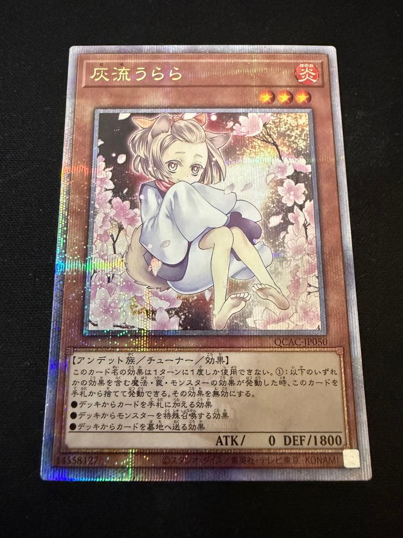 遊戯王　灰流うらら　絵違い　25thシークレットレア1枚