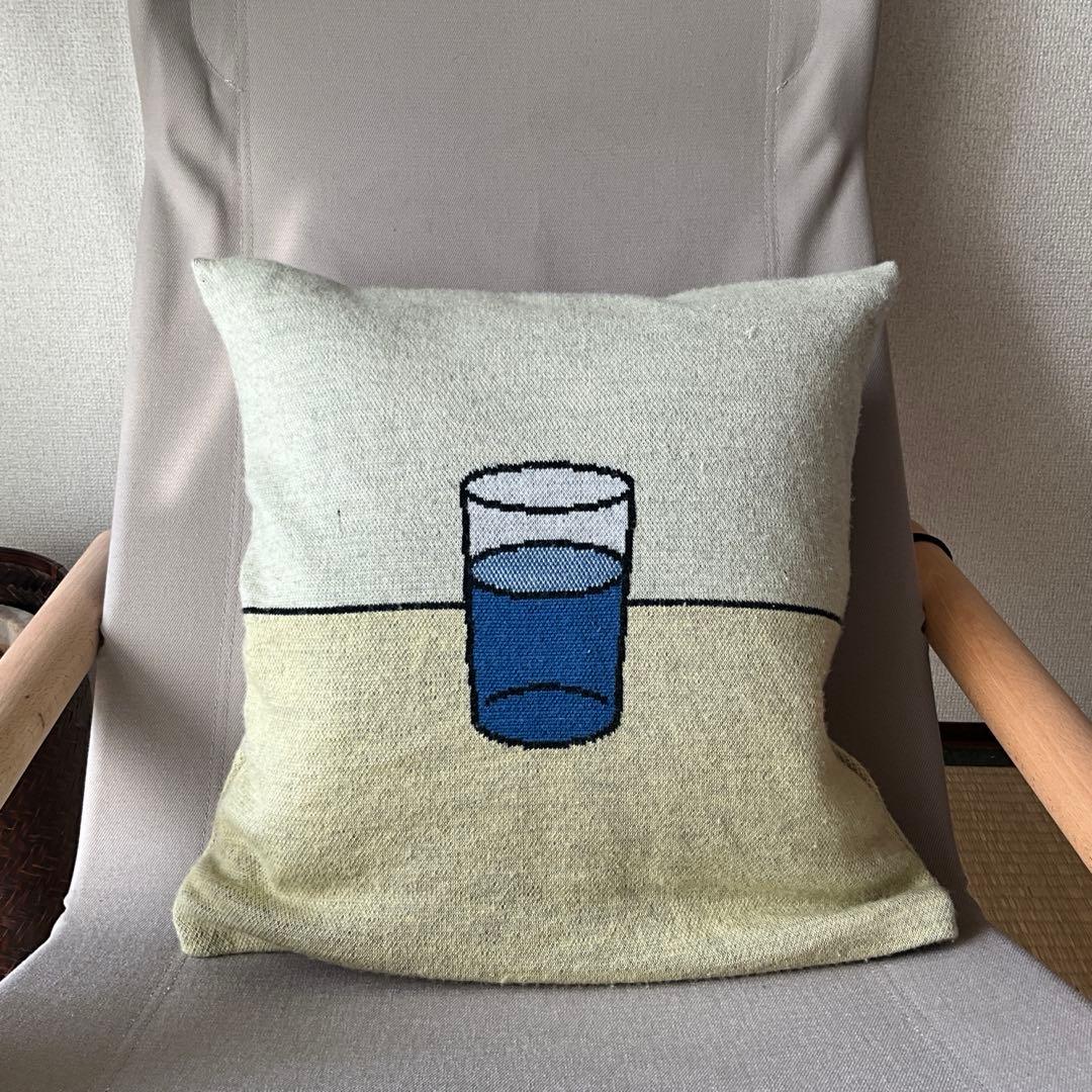 【unpis × sato】クッションカバー a glass tukifune