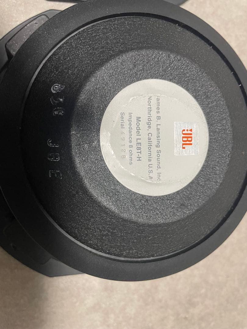 JBL LE8T-H ペア　Serial 連番