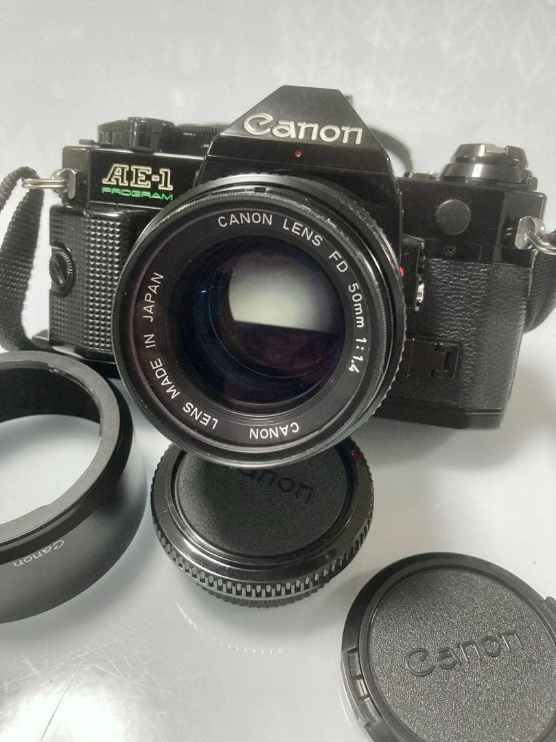 CANON AE-1 プログラム 標準レンズ+広角レンズ+フラッシュ