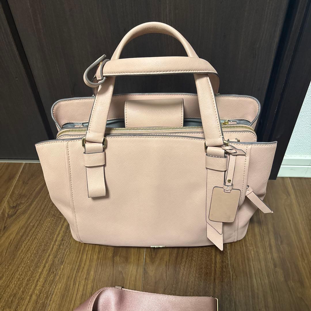 TUMI レディース レザー ビジネス トートバッグ