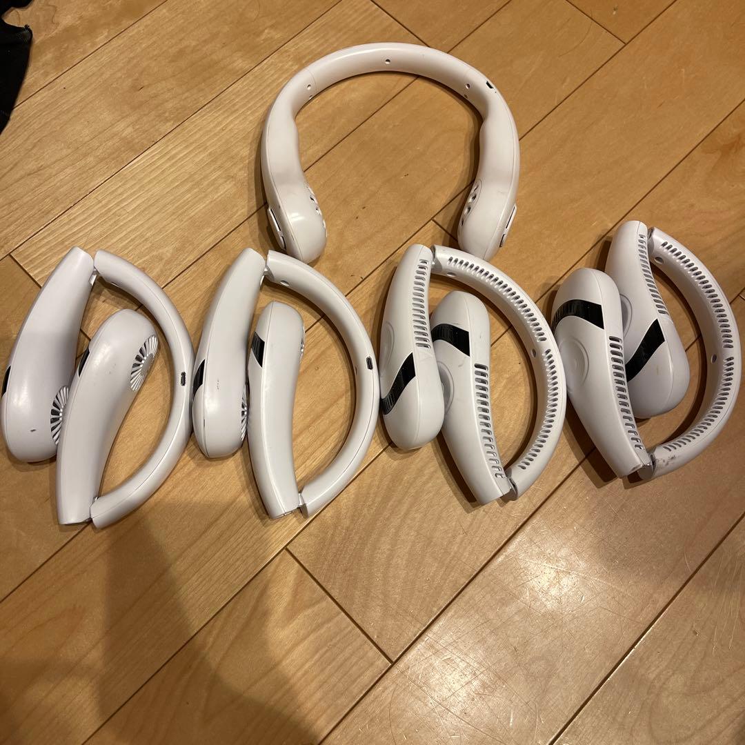ホワイト ネックファン 6個セット