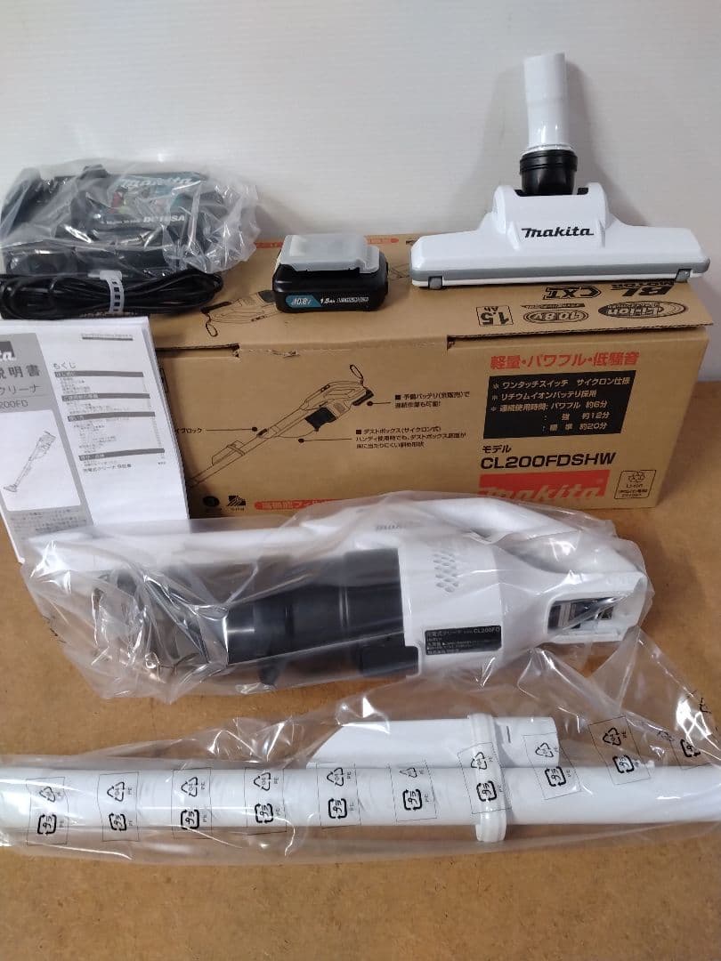★【最新モデル】10.8Vマキタ充電式クリ−ナCL200FDサイクロン一体