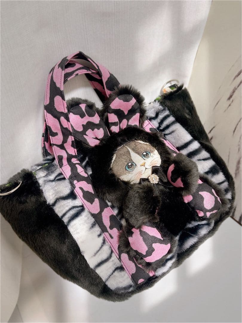 ゆ*ー様 コヤンイサムチョン　トートバッグ　みるくちゃん　ハンドメイド　レオパー