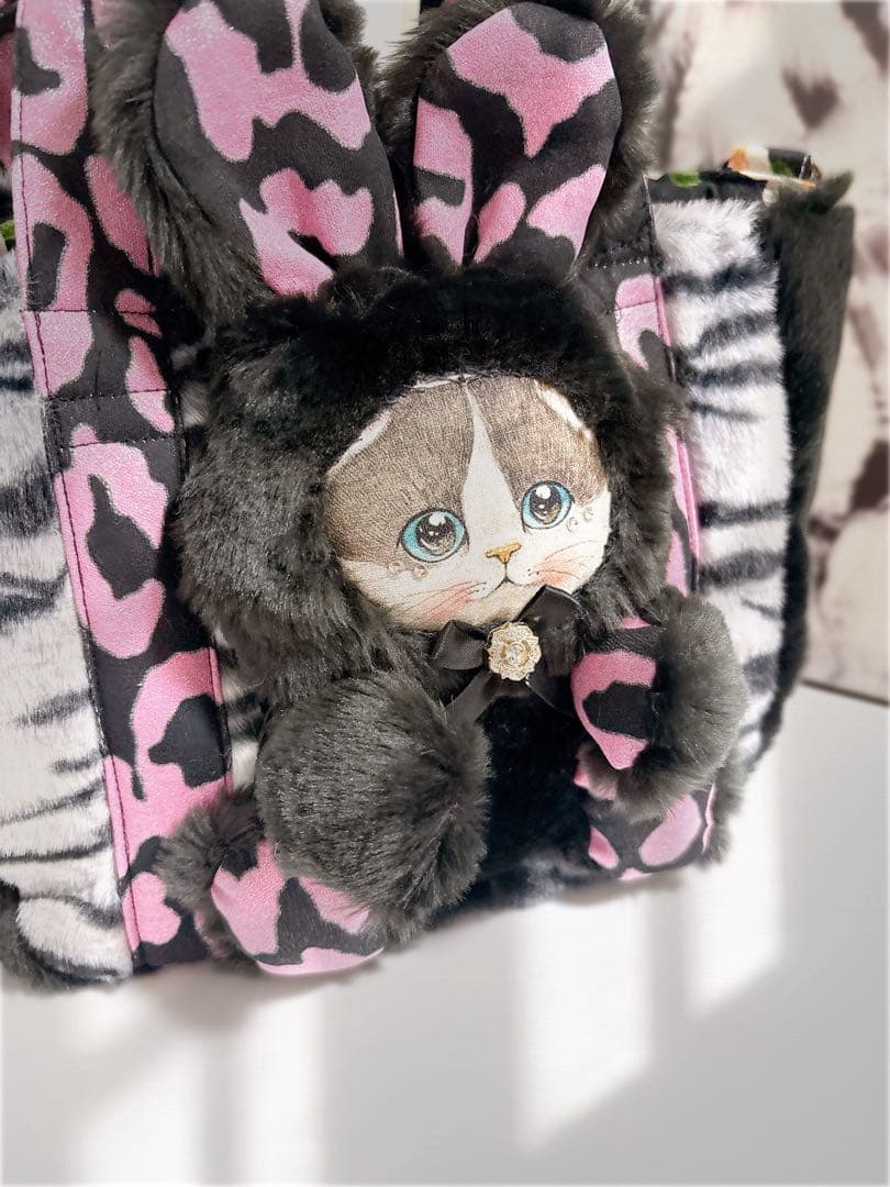 ゆ*ー様 コヤンイサムチョン　トートバッグ　みるくちゃん　ハンドメイド　レオパー