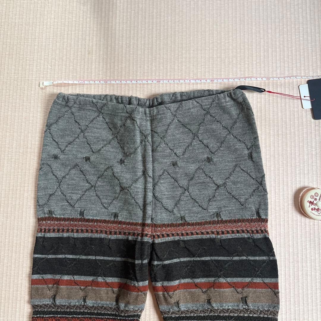 【新品未使用タグ付】Masaki kyokoカラフル ストライプ レギンス