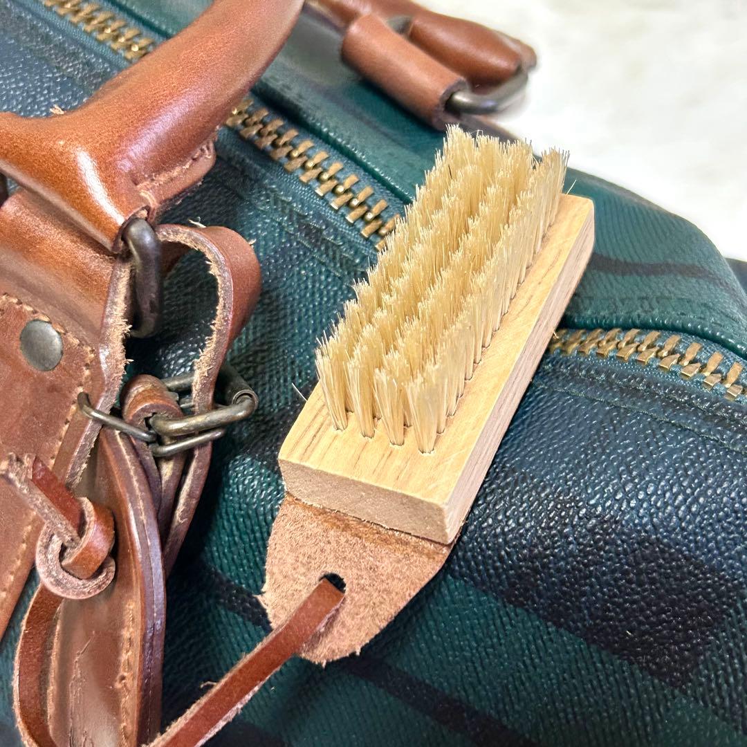 美品✨ポロラルフローレン ヴィンテージ ボストンバッグ チェック 旅行 PVC