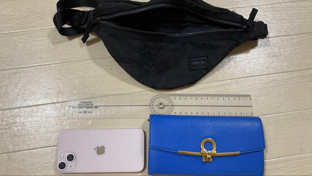 PORTER ボディバッグ・ウエストポーチ ブラック