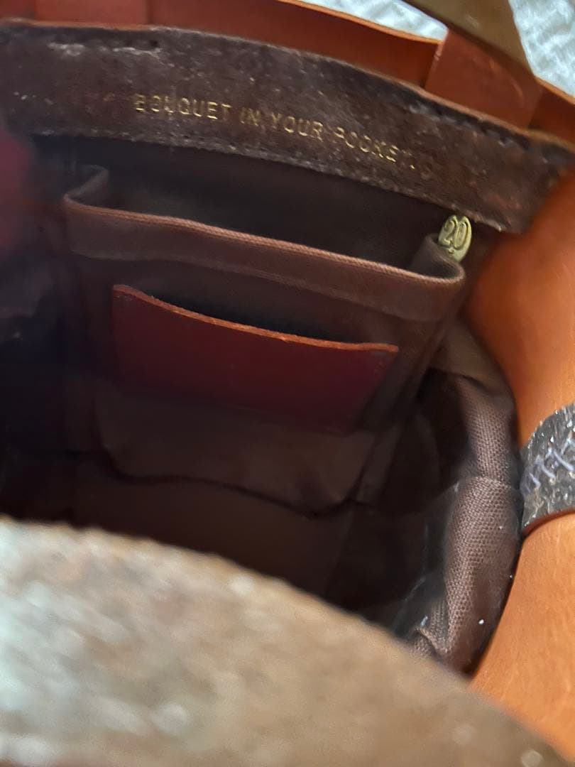 美品⭐︎エバゴス⭐︎カゴバック　ミニどんぐり