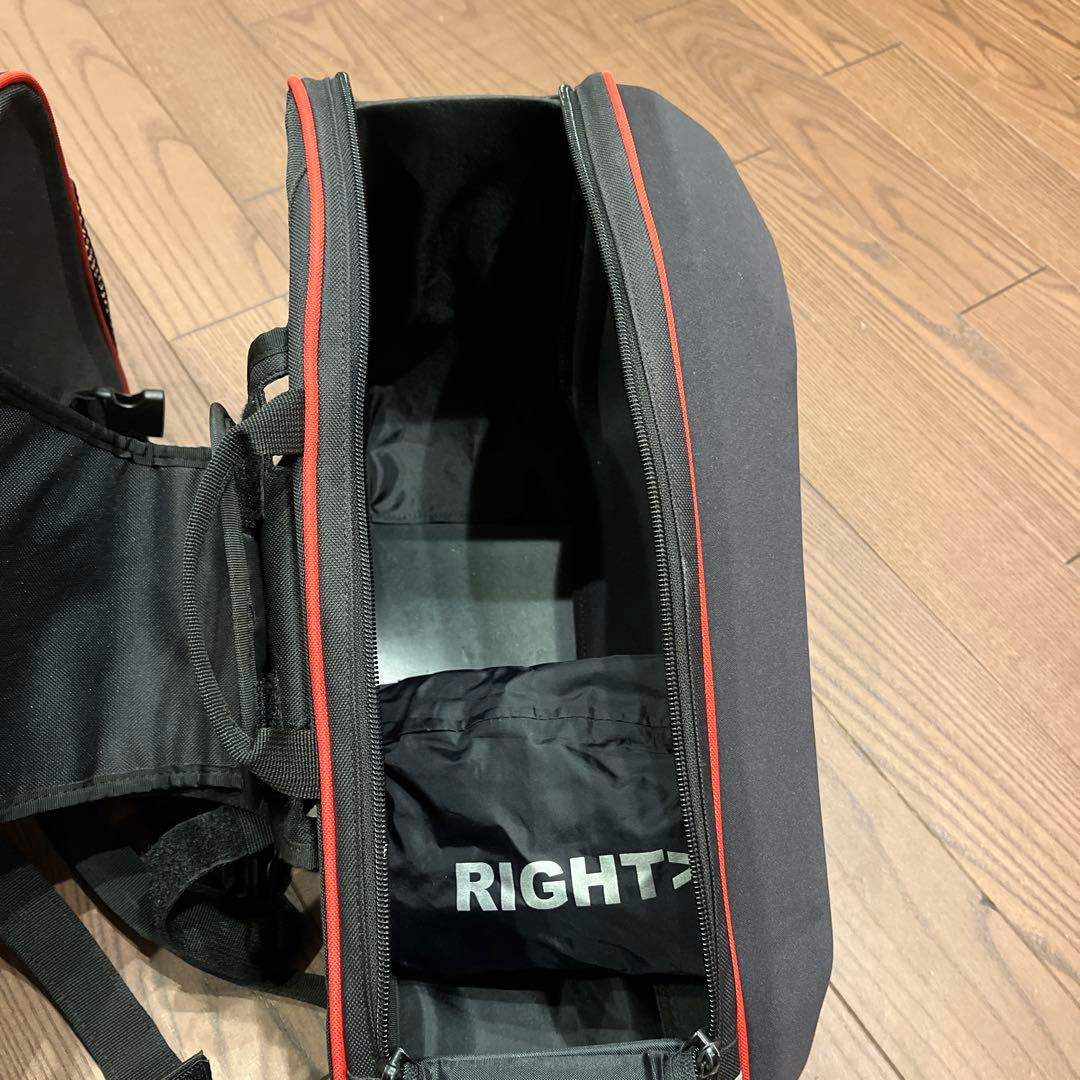 デグナー　DEGNER スポーツダブルバッグ/ サイドバック　パニアケース　赤黒