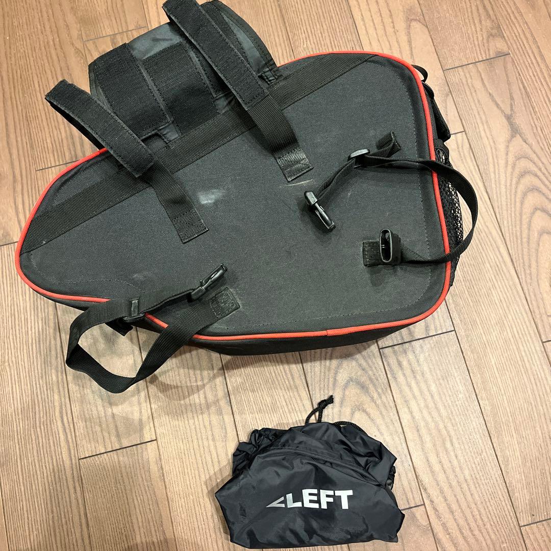 デグナー　DEGNER スポーツダブルバッグ/ サイドバック　パニアケース　赤黒