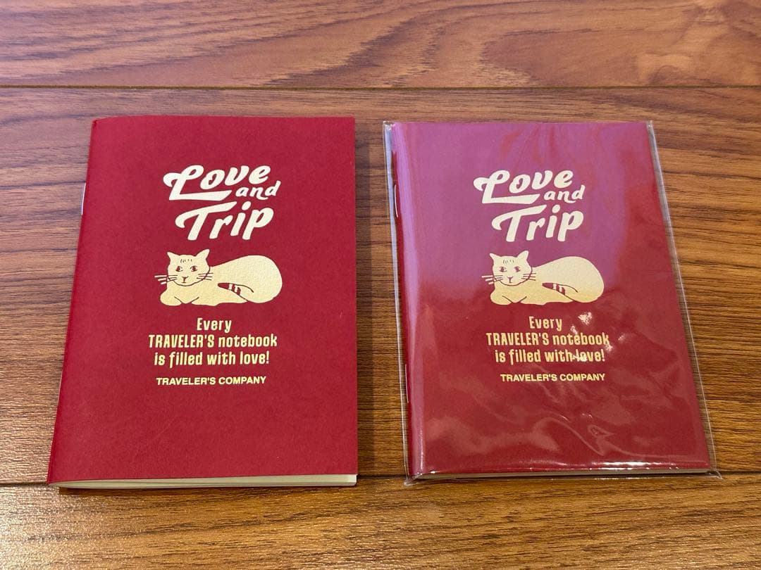 【限定】トラベラーズノートパスポートサイズ RED Love and Trip