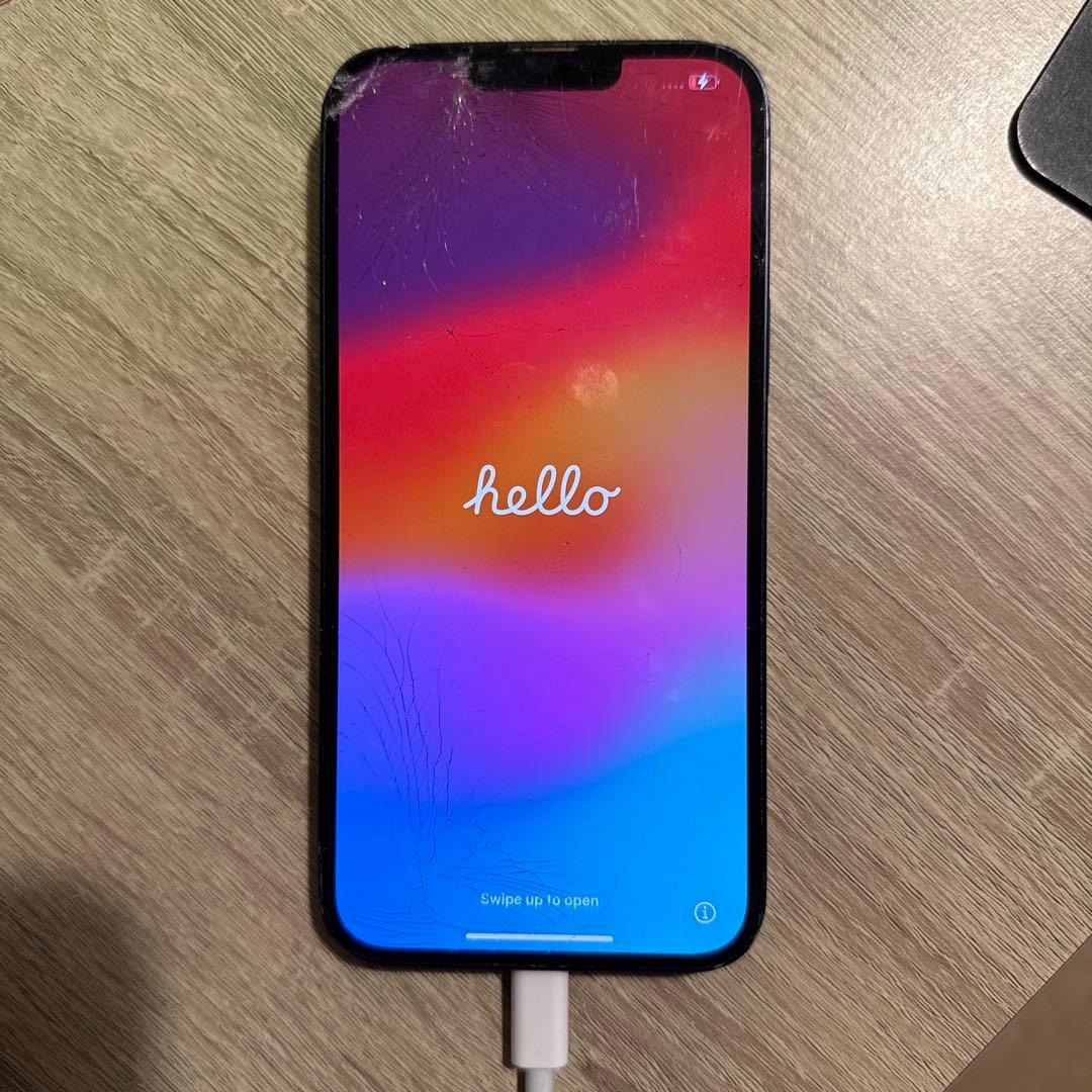 iPhone 14Plus 128GB 前後ヒビ割れ