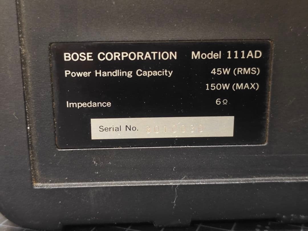 BOSE 111AD スピーカーペア USED品