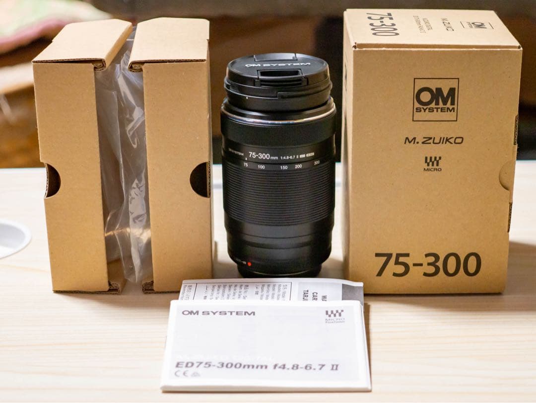 本日のみ値下げ！OM M.ZUIKO ED75-300mm F4.8-6.7Ⅱ