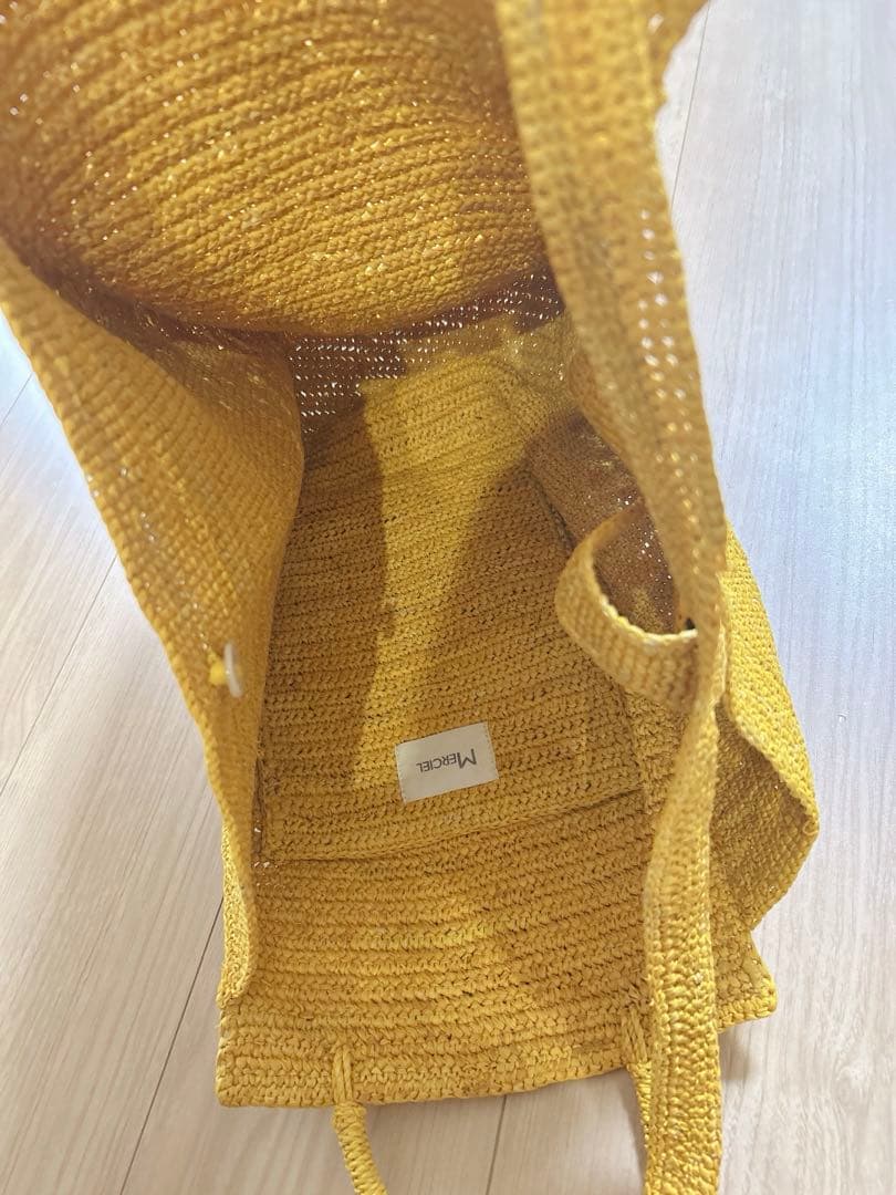 美品　MERCIEL カゴバッグ