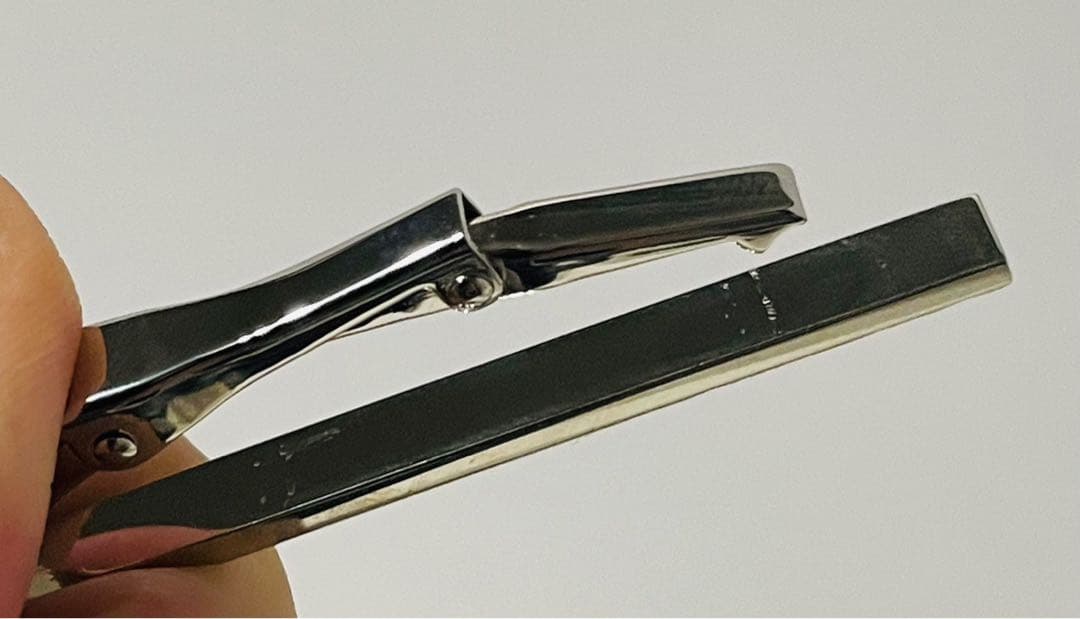 ポールスミス ネクタイピン タイピン シャドーストライプ シルバー