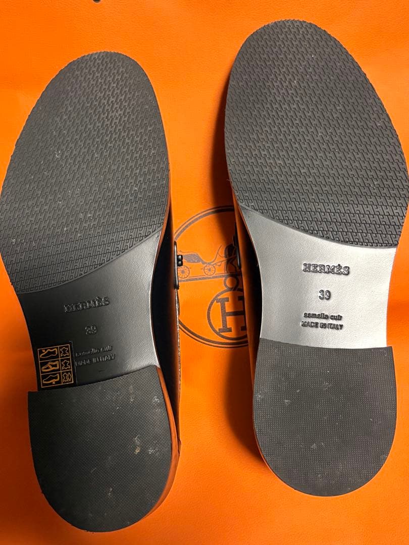 エルメス　HERMES モカシンインパクト（ローファー）サイズ39 美品