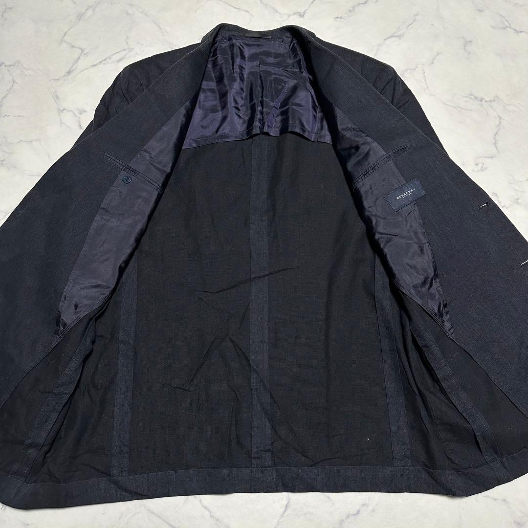 美品　バーバリーロンドン　Burberry Londonリネン混ジャケット　3L