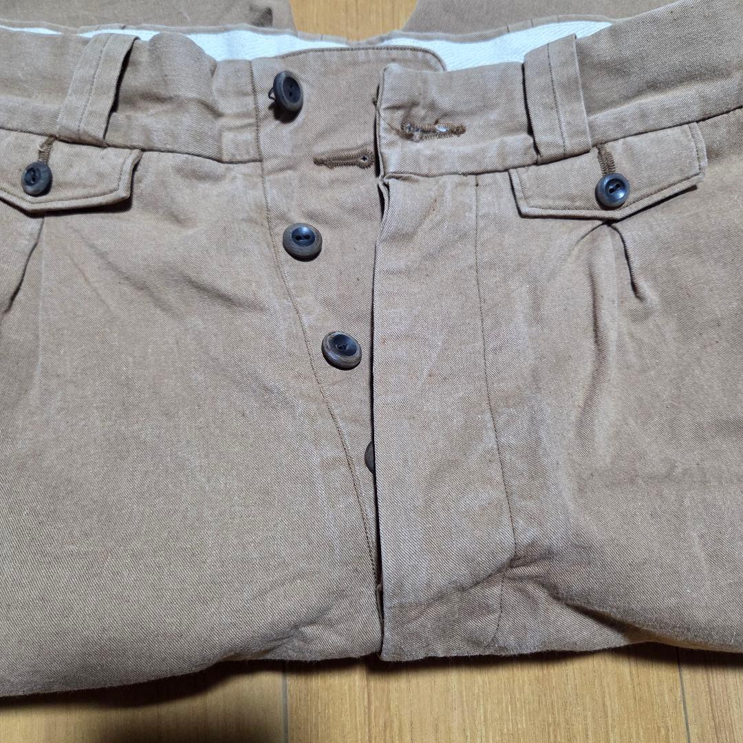 パンツ kaval Front tuck trousers