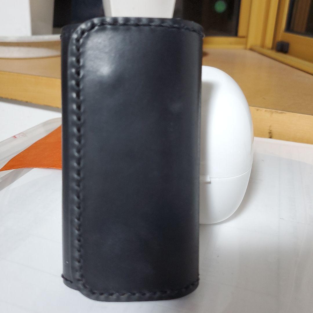 ブラックキーケース シェルコードバン