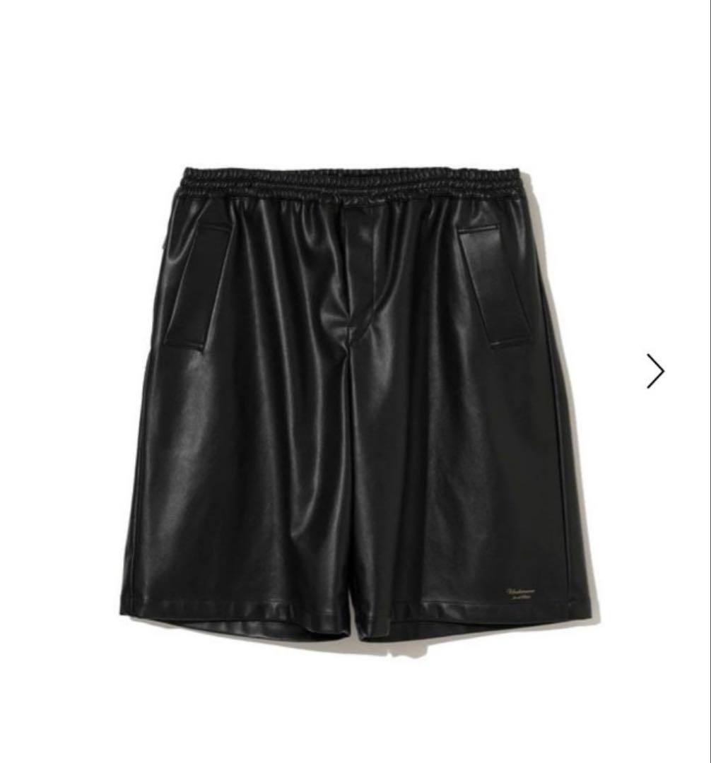 パ*ン様 【UNDERCOVER】 フェイクレザーショーツ