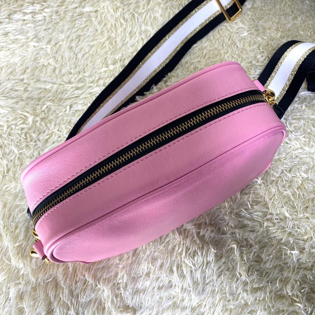 美品✨マークジェイコブス カメラバッグ ショルダー レザー エンボス 希少カラー