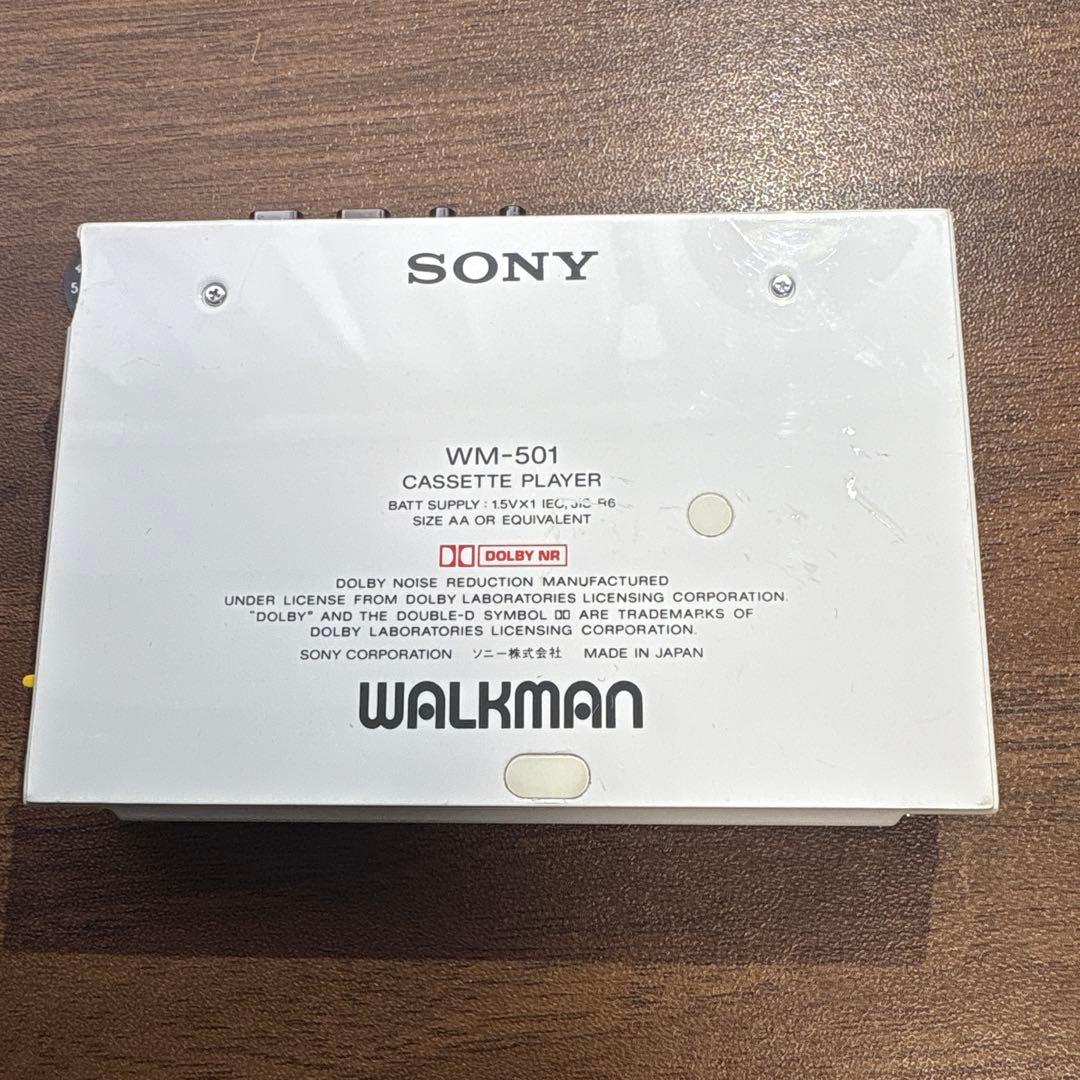 【SONY】ジャンク　WALKMAN WM-501 ウォークマン　ソニー　レトロ