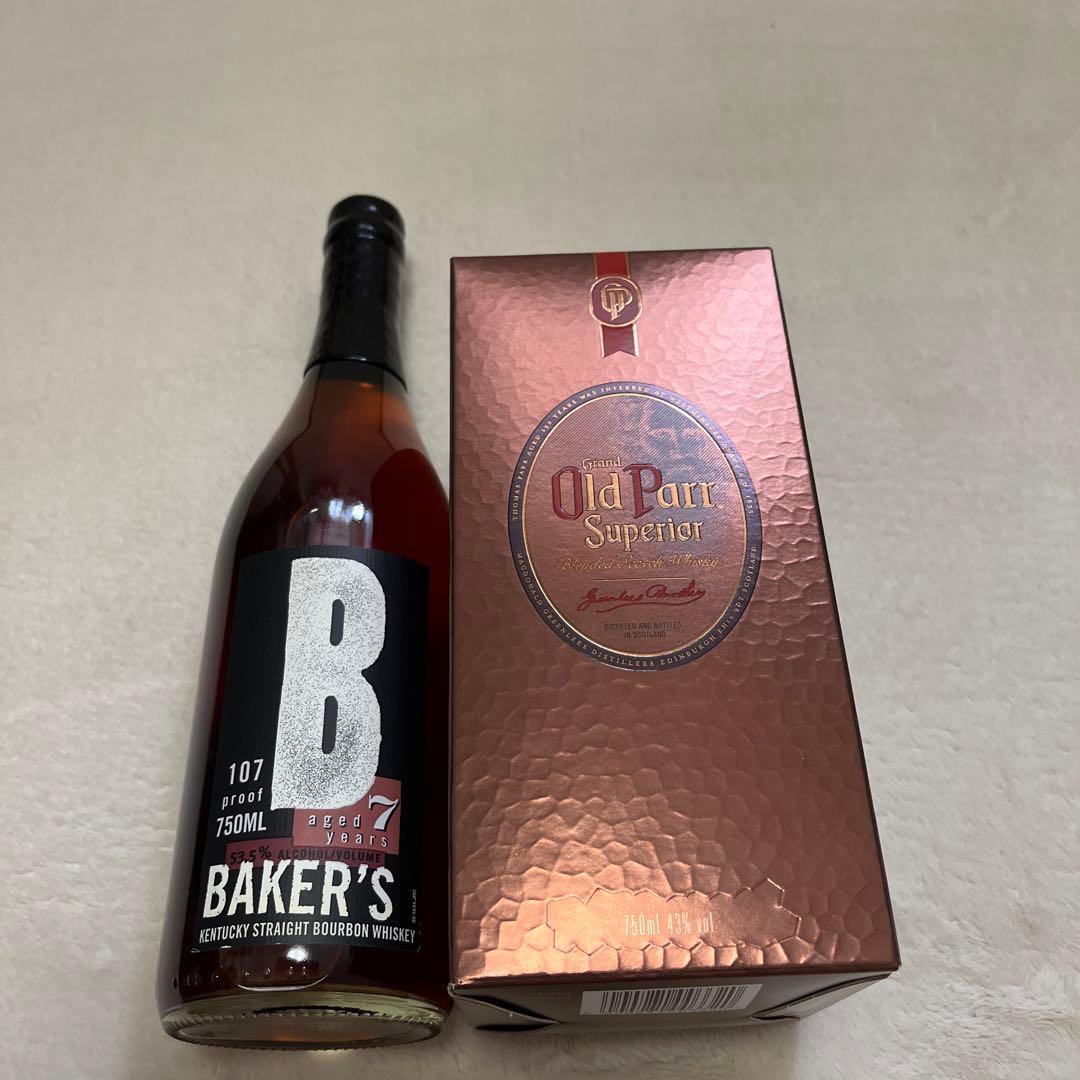 【旧ボトル】 ベーカーズ　オールドパースーペリア　ウイスキー2本セット